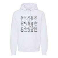 Funny Algebra Dance Graph Figures Math Equation Premium Hoodie