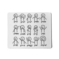 Funny Algebra Dance Graph Figures Math Equation Mousepad
