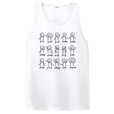 Funny Algebra Dance Graph Figures Math Equation PosiCharge Competitor Tank