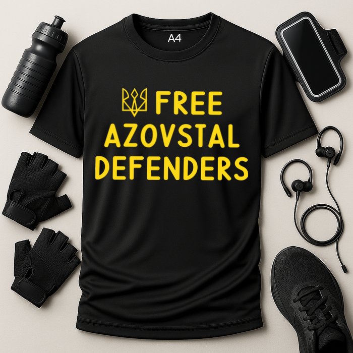 Free Azovstal Defenders Cooling Performance Crew T-Shirt