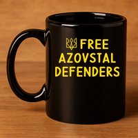 Free Azovstal Defenders 11oz C Handle Ceramic Mug