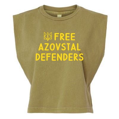 Free Azovstal Defenders Garment-Dyed Women's Muscle Tee