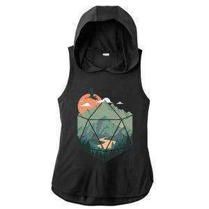 Fantasy Art Design, Nerdy Gaming, Geeky Gamer Ladies PosiCharge Tri-Blend Wicking Draft Hoodie Tank