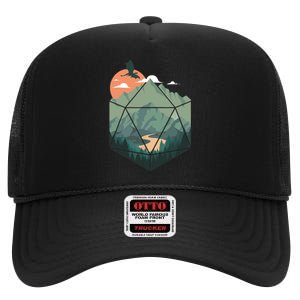 Fantasy Art Design, Nerdy Gaming, Geeky Gamer High Crown Mesh Back Trucker Hat