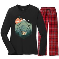 Fantasy Art Design, Nerdy Gaming, Geeky Gamer Women's Long Sleeve Flannel Pajama Set 