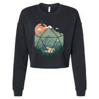 Fantasy Art Design, Nerdy Gaming, Geeky Gamer Cropped Pullover Crew