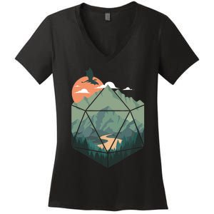 Fantasy Art Design, Nerdy Gaming, Geeky Gamer Women's V-Neck T-Shirt