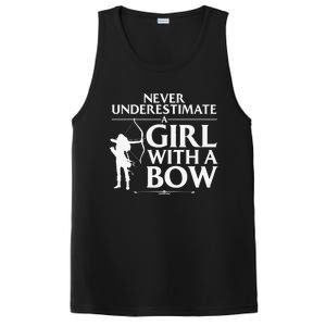 Funny Archery Design For  Bowhunter Archery Fans PosiCharge Competitor Tank