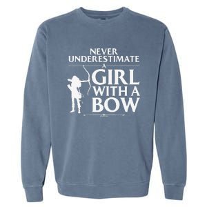 Funny Archery Design For  Bowhunter Archery Fans Garment-Dyed Sweatshirt