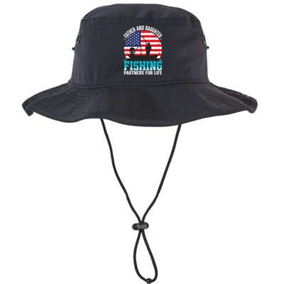 Father And Daughter Fishing Partners For Life Funny Bucket Hat