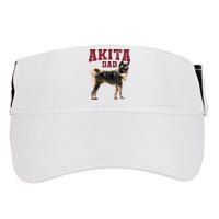 Funny Akita Dad For Men Akita Owner Gifts Adult Drive Performance Visor