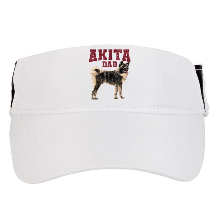 Funny Akita Dad For Men Akita Owner Gifts Adult Drive Performance Visor