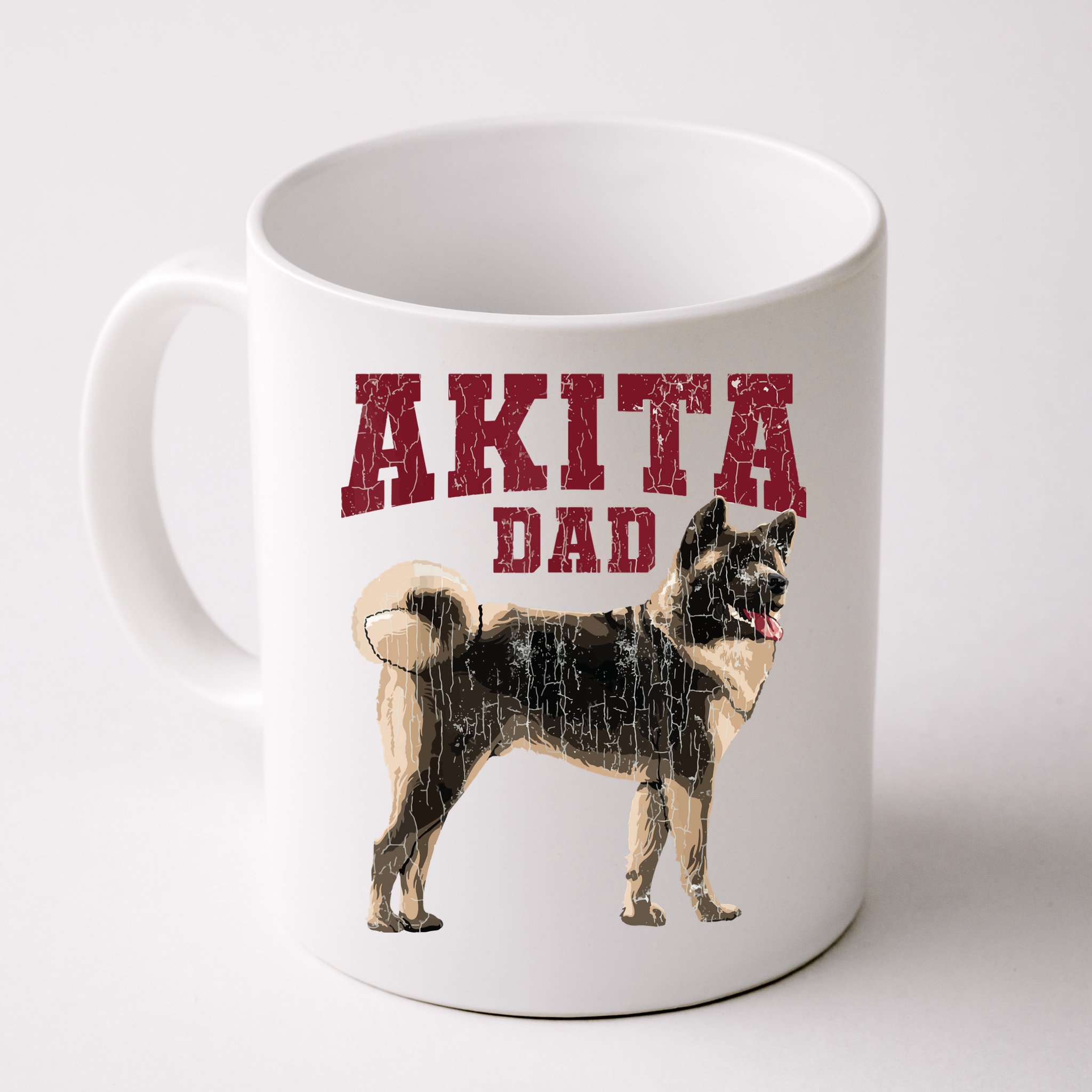 Funny Akita Dad For Men Akita Owner Gifts Mug