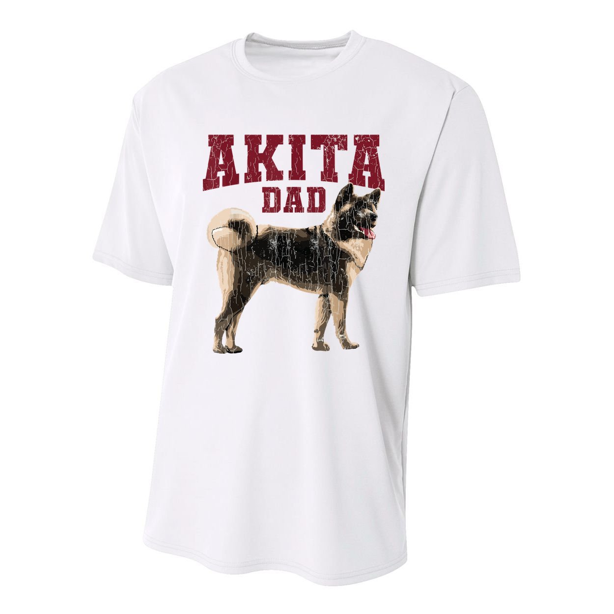 Funny Akita Dad For Men Akita Owner Gifts Youth Performance Sprint T-Shirt