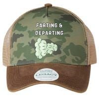 Farting And Departing Funny Hilarious Ugly Airport Swap Gag  Legacy Tie Dye Trucker Hat