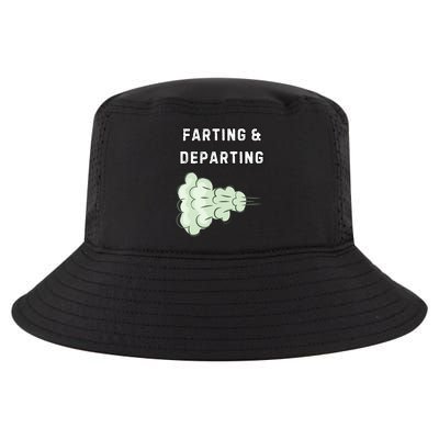 Farting And Departing Funny Hilarious Ugly Airport Swap Gag  Cool Comfort Performance Bucket Hat