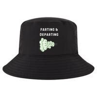 Farting And Departing Funny Hilarious Ugly Airport Swap Gag  Cool Comfort Performance Bucket Hat