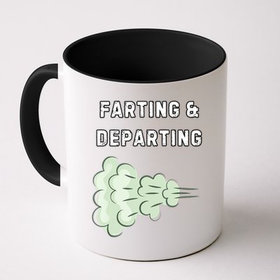Farting And Departing Funny Hilarious Ugly Airport Swap Gag  Mug