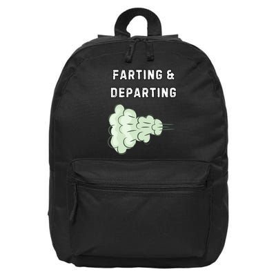 Farting And Departing Funny Hilarious Ugly Airport Swap Gag  16 in Basic Backpack