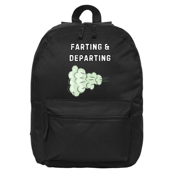 Farting And Departing Funny Hilarious Ugly Airport Swap Gag  16 in Basic Backpack