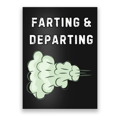 Farting And Departing Funny Hilarious Ugly Airport Swap Gag  Poster
