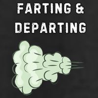 Farting And Departing Funny Hilarious Ugly Airport Swap Gag  Golf Towel