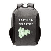 Farting And Departing Funny Hilarious Ugly Airport Swap Gag  Vector Backpack
