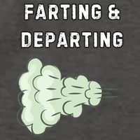 Farting And Departing Funny Hilarious Ugly Airport Swap Gag  Vector Backpack