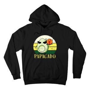 Funny Avocado Dad Gift Vegan Guacamole Avocado Papacado Tall Hoodie