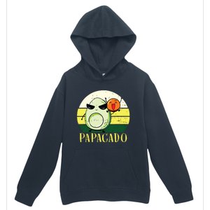 Funny Avocado Dad Gift Vegan Guacamole Avocado Papacado Urban Pullover Hoodie