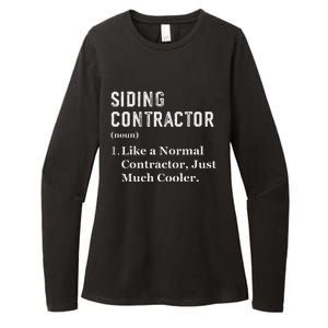 Funny Appreciation Day Siding Contractor Womens CVC Long Sleeve Shirt