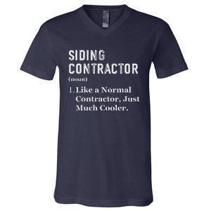 Funny Appreciation Day Siding Contractor V-Neck T-Shirt