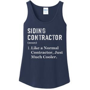 Funny Appreciation Day Siding Contractor Ladies Essential Tank