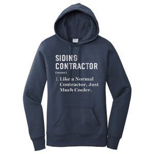 Funny Appreciation Day Siding Contractor Women's Pullover Hoodie