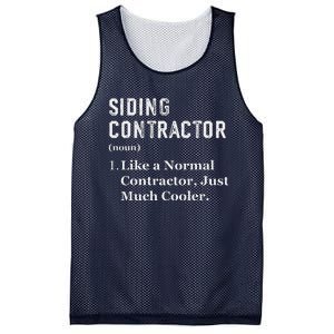 Funny Appreciation Day Siding Contractor Mesh Reversible Basketball Jersey Tank