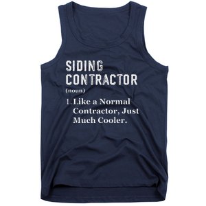 Funny Appreciation Day Siding Contractor Tank Top