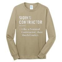 Funny Appreciation Day Siding Contractor Tall Long Sleeve T-Shirt