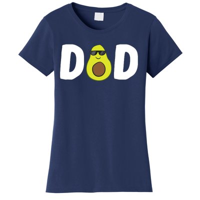 Funny Avocado Dad Guacamole Dad Vegan Dad Avocados Gift Women's T-Shirt