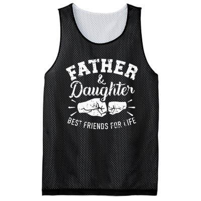 Father And Daughter Best Friends For Life Mesh Reversible Basketball Jersey Tank