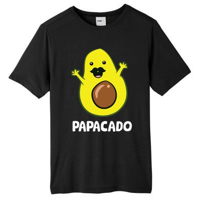 Funny Avocado Dad Vegan Guacamole Avocado Papacado Tall Fusion ChromaSoft Performance T-Shirt