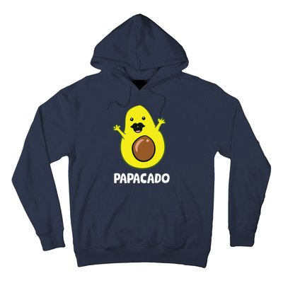 Funny Avocado Dad Vegan Guacamole Avocado Papacado Hoodie