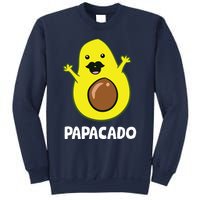 Funny Avocado Dad Vegan Guacamole Avocado Papacado Sweatshirt