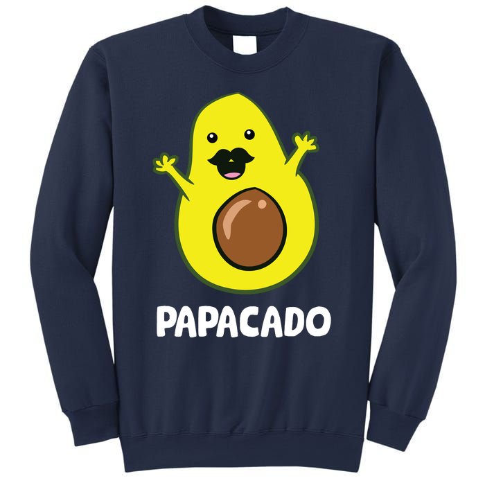 Funny Avocado Dad Vegan Guacamole Avocado Papacado Sweatshirt