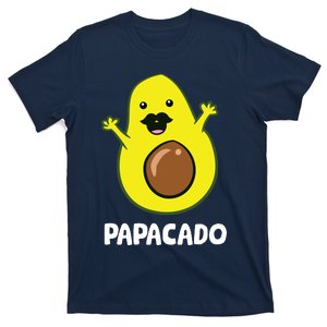 Funny Avocado Dad Vegan Guacamole Avocado Papacado T-Shirt