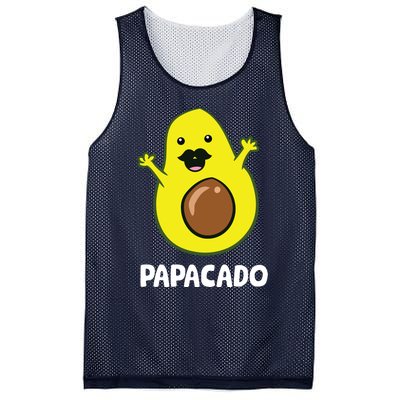 Funny Avocado Dad Vegan Guacamole Avocado Papacado Mesh Reversible Basketball Jersey Tank