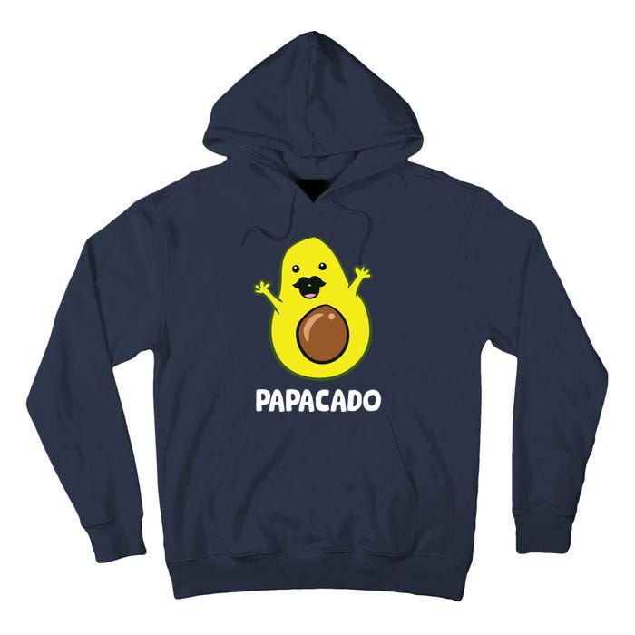 Funny Avocado Dad Vegan Guacamole Avocado Papacado Tall Hoodie