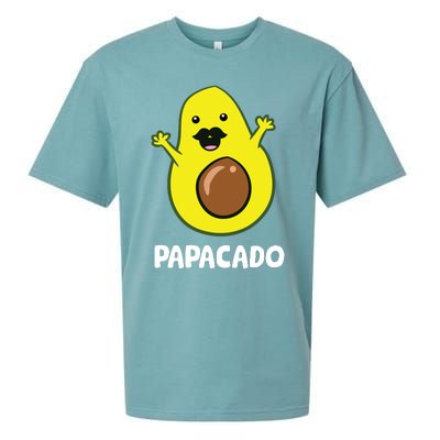 Funny Avocado Dad Vegan Guacamole Avocado Papacado Sueded Cloud Jersey T-Shirt