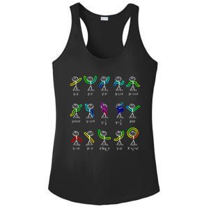 Funny Algebra Dance Function Math Teacher Geek Gift Idea Ladies PosiCharge Competitor Racerback Tank