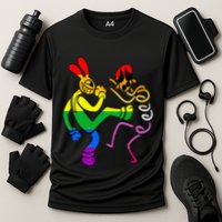 Funny Amazing Digital Circus Gooseworx LGBT  Cooling Performance Crew T-Shirt