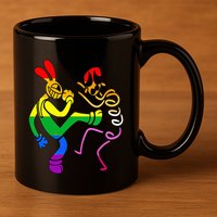 Funny Amazing Digital Circus Gooseworx LGBT  11oz C Handle Ceramic Mug